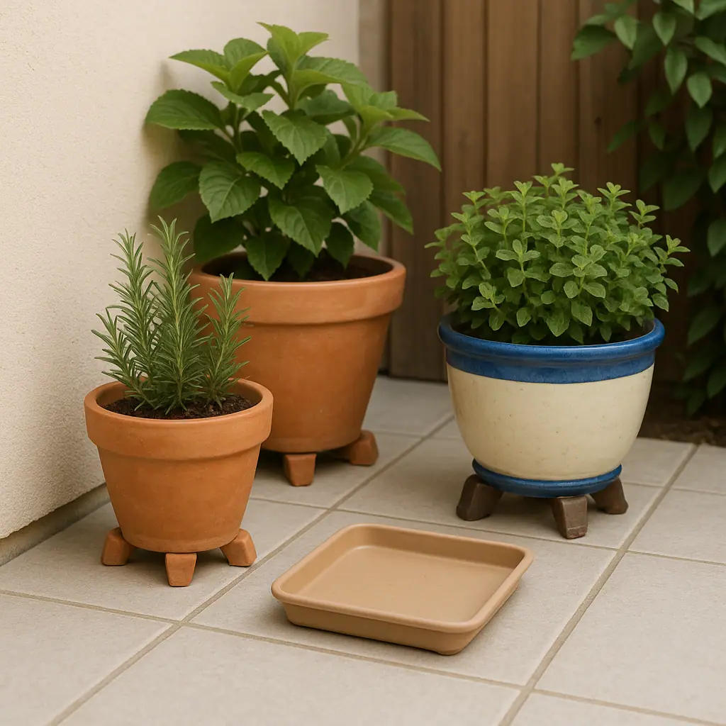 What to Put Under Outdoor Pots to Protect a Patio
