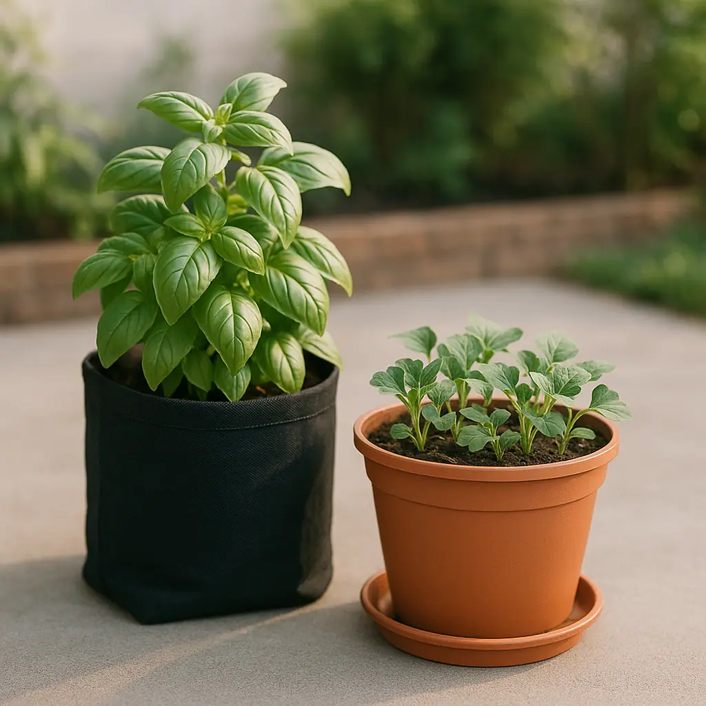 Grow Bags vs Plastic Pots: Which Is Better for a Patio Garden?